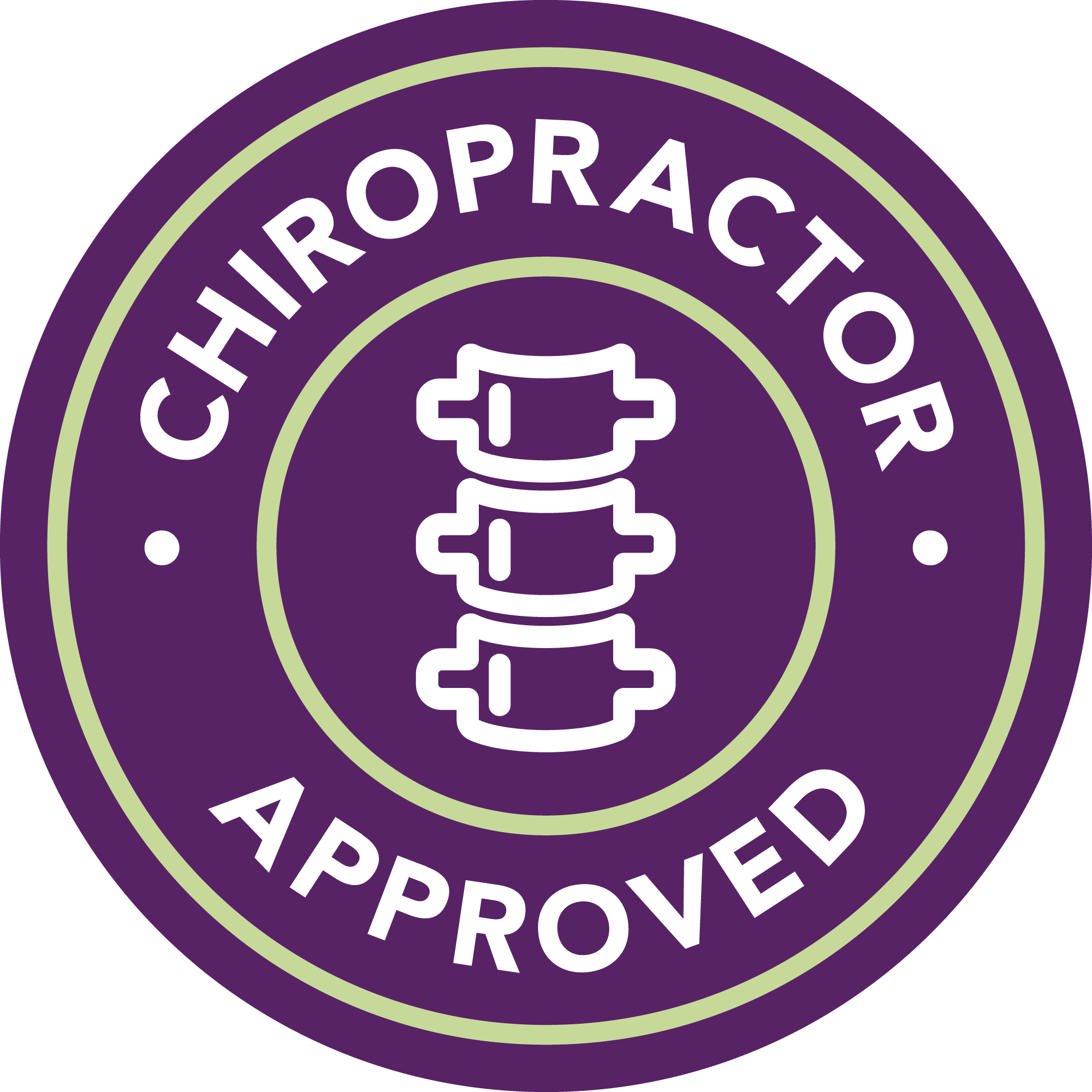 Chiropractor approved stamp
